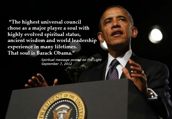 Obama was chosen to lead before birth